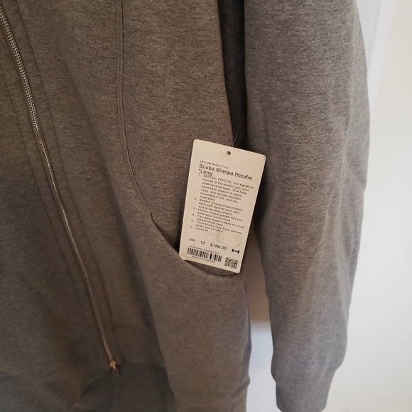 SOLD!  Scuba Sherpa Hoodie *Long Special Edition - Picture 8 of 11